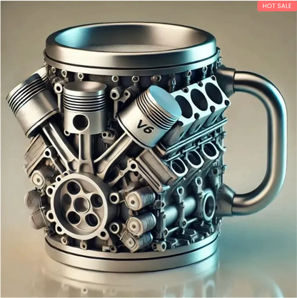 🛠Mechanic ⚙3D Engine Stainless Steel Mug