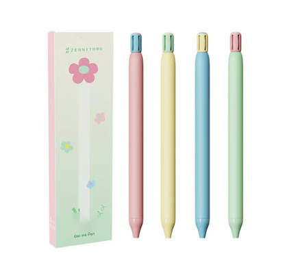 Minimalist Press Type Quick Drying Carbon Gel Pens