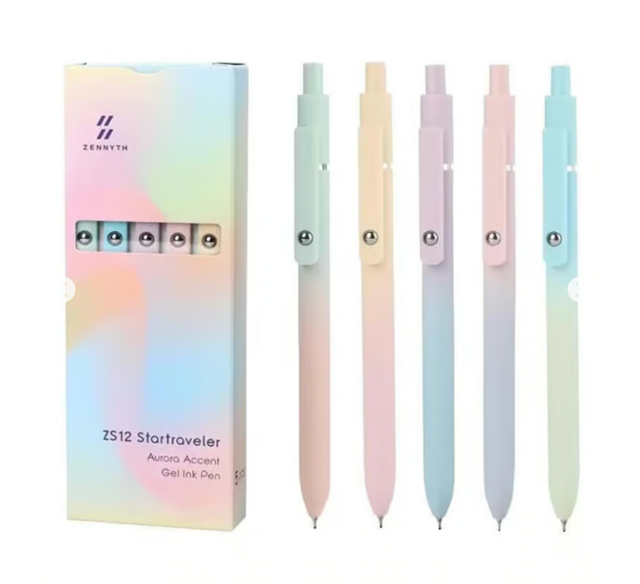 Minimalist Press Type Quick Drying Carbon Gel Pens
