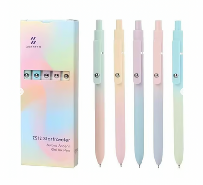 Minimalist Press Type Quick Drying Carbon Gel Pens