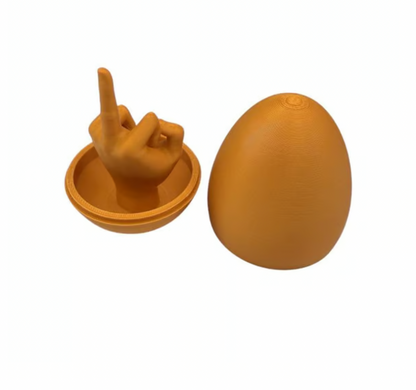 🎁Last Day 49% OFF🔥Easter Egg Surprise – Funny 3D Printed Middle Finger Egg