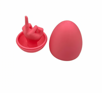 🎁Last Day 49% OFF🔥Easter Egg Surprise – Funny 3D Printed Middle Finger Egg