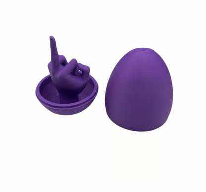 🎁Last Day 49% OFF🔥Easter Egg Surprise – Funny 3D Printed Middle Finger Egg