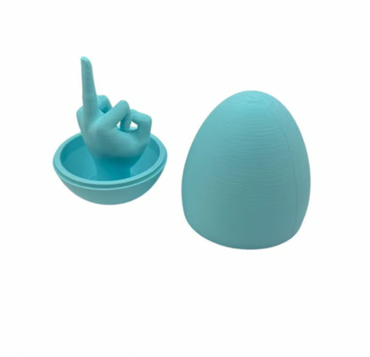 🎁Last Day 49% OFF🔥Easter Egg Surprise – Funny 3D Printed Middle Finger Egg