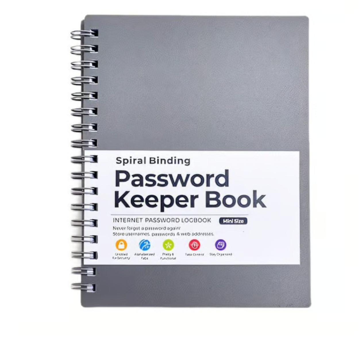 A6 Coil Password Keeper Book