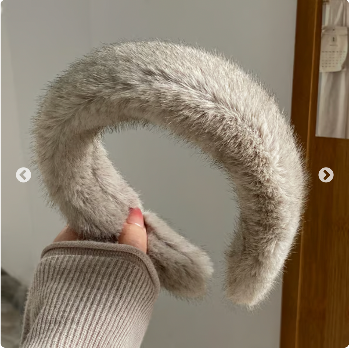 Warm Faux Mink Plush Headband