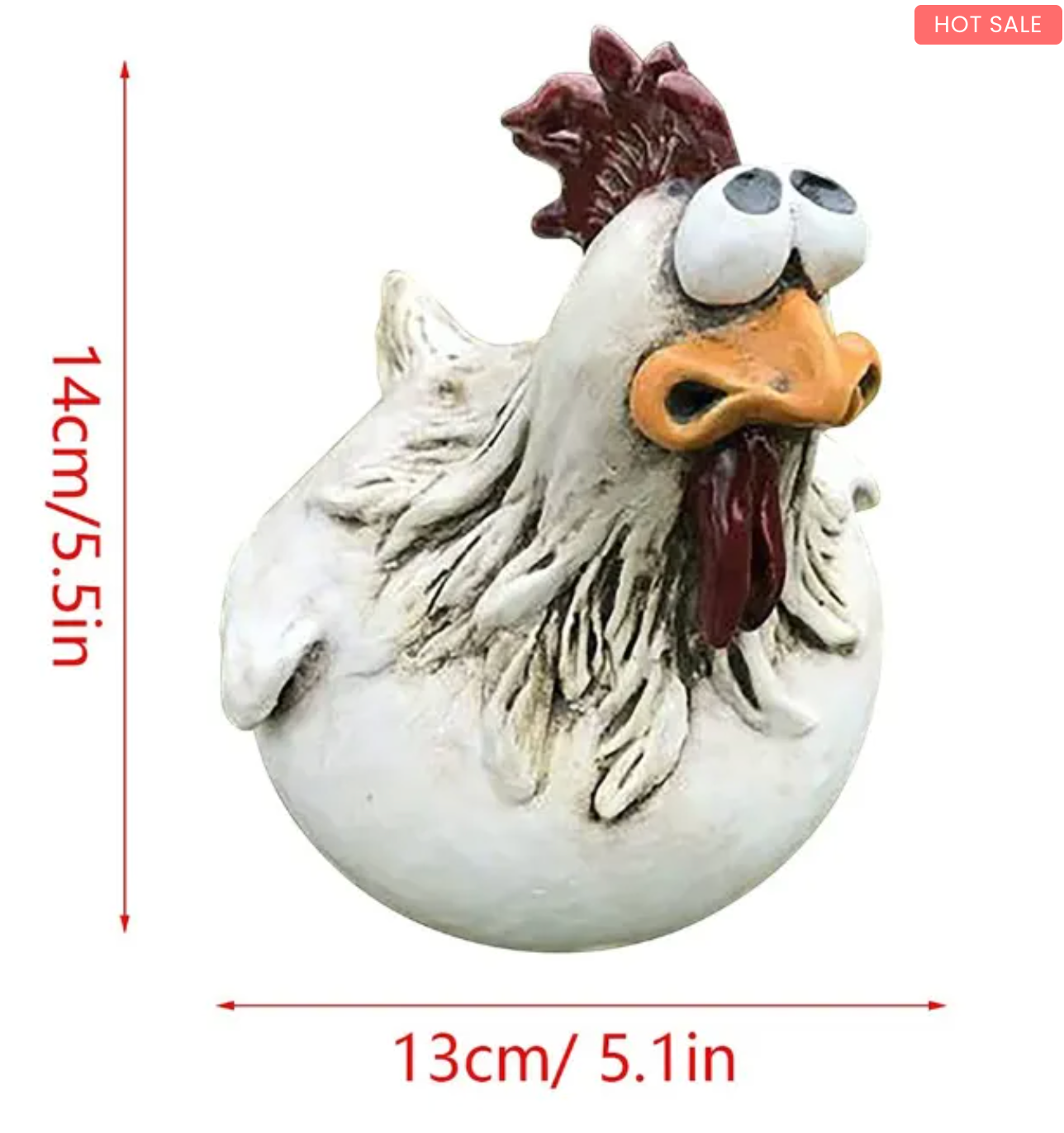 🐓Garden Resin Chicken Sculpture