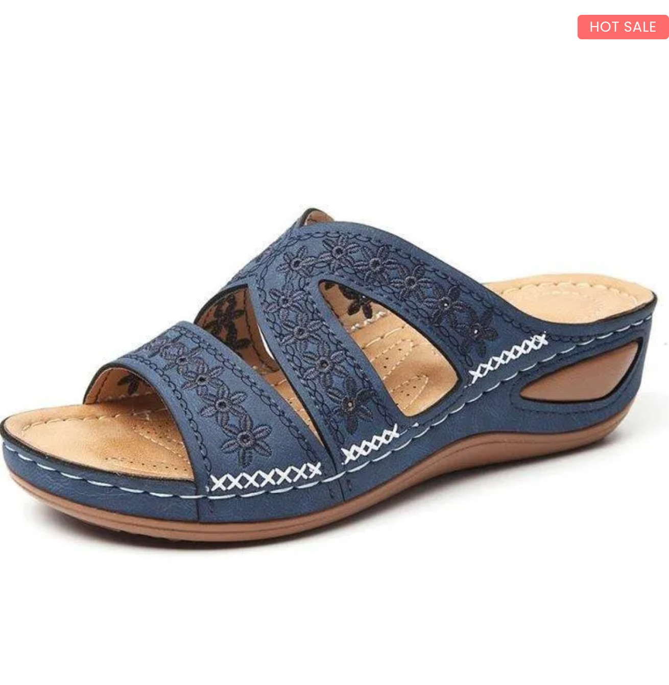 Women's Summer Wedge Sandals – Comfortable & Stretchy