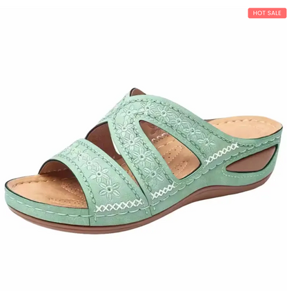 Women's Summer Wedge Sandals – Comfortable & Stretchy