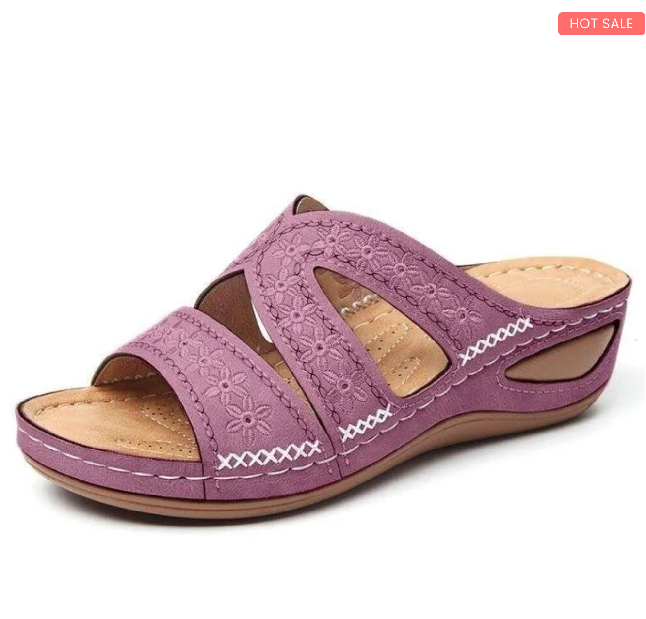 Women's Summer Wedge Sandals – Comfortable & Stretchy