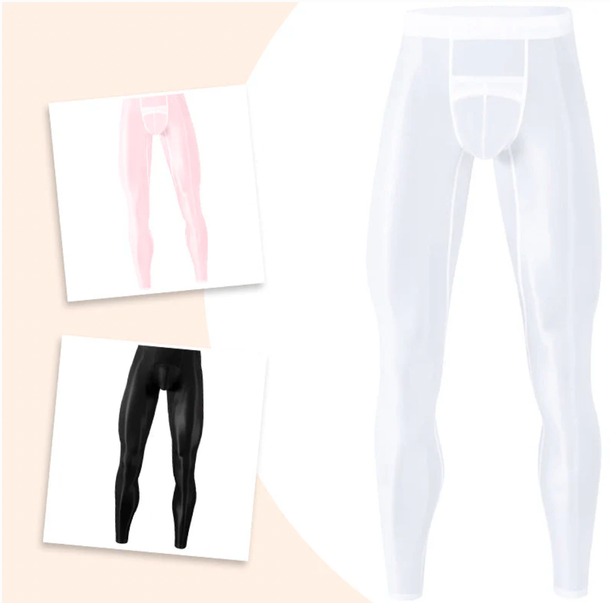 🎁Hot sale🔥Men's Sexy Ultra-thin Sports Bottom Stockings Pants