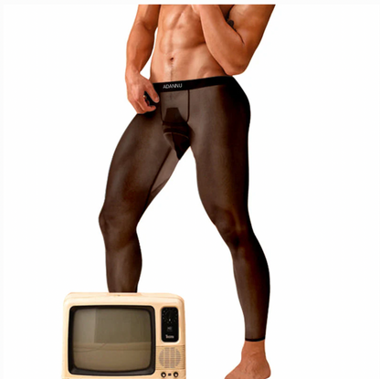 🎁Hot sale🔥Men's Sexy Ultra-thin Sports Bottom Stockings Pants