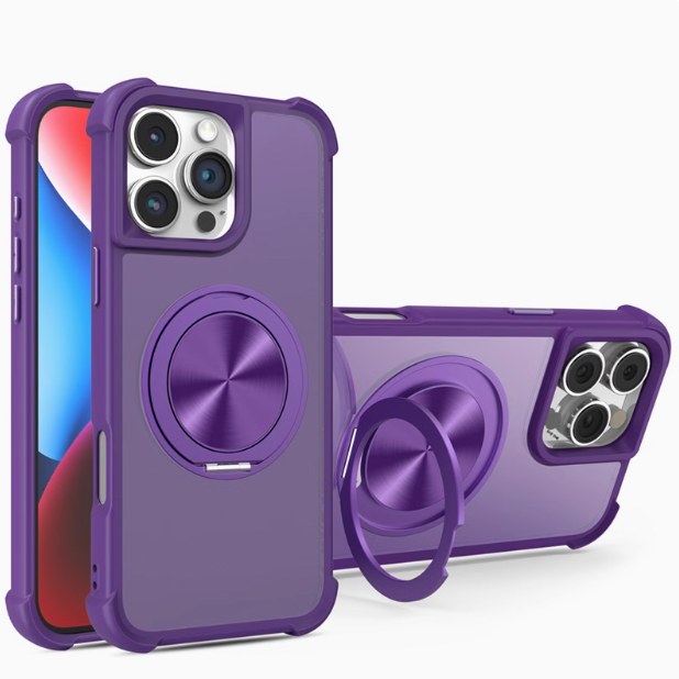 Protective Airbag Stand Phone Case-Magnetic Charging Compatible