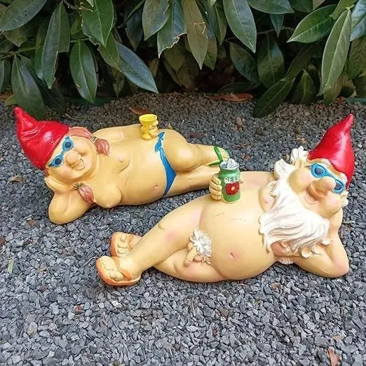 ✨Hot Sale 50% Off-Naughty Garden Gnome Funny Statue