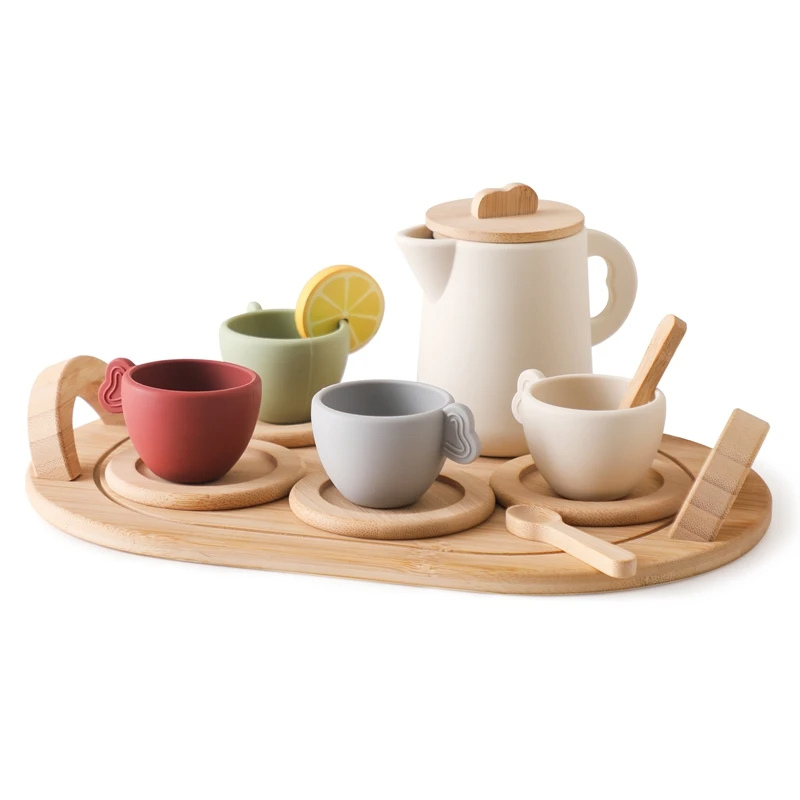 TinyTea Charming Wooden Tea Party Set
