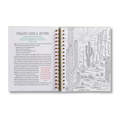 ➕️Be Still & Know: Devotional Coloring Book for mindfulness and creativity