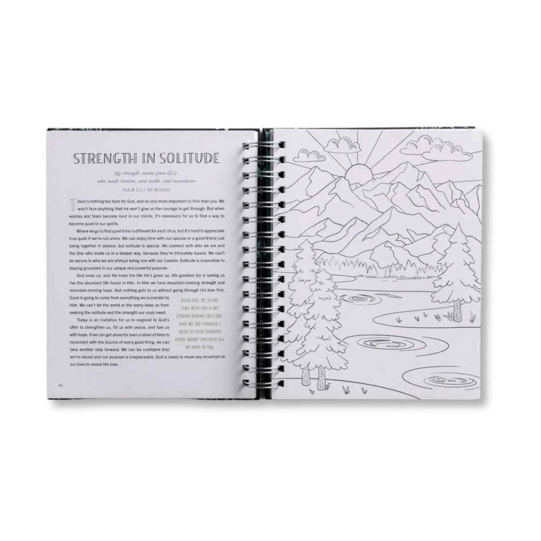 ➕️Be Still & Know: Devotional Coloring Book for mindfulness and creativity