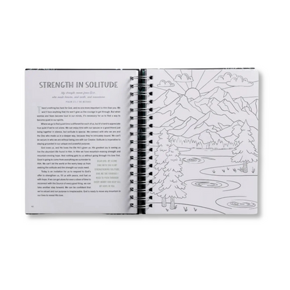 ➕️Be Still & Know: Devotional Coloring Book for mindfulness and creativity