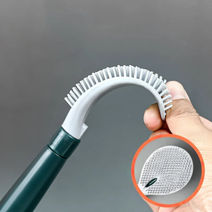 🔥Blowout Sale - 🔥Household punch-free wall hanging long handle silicone toilet brush