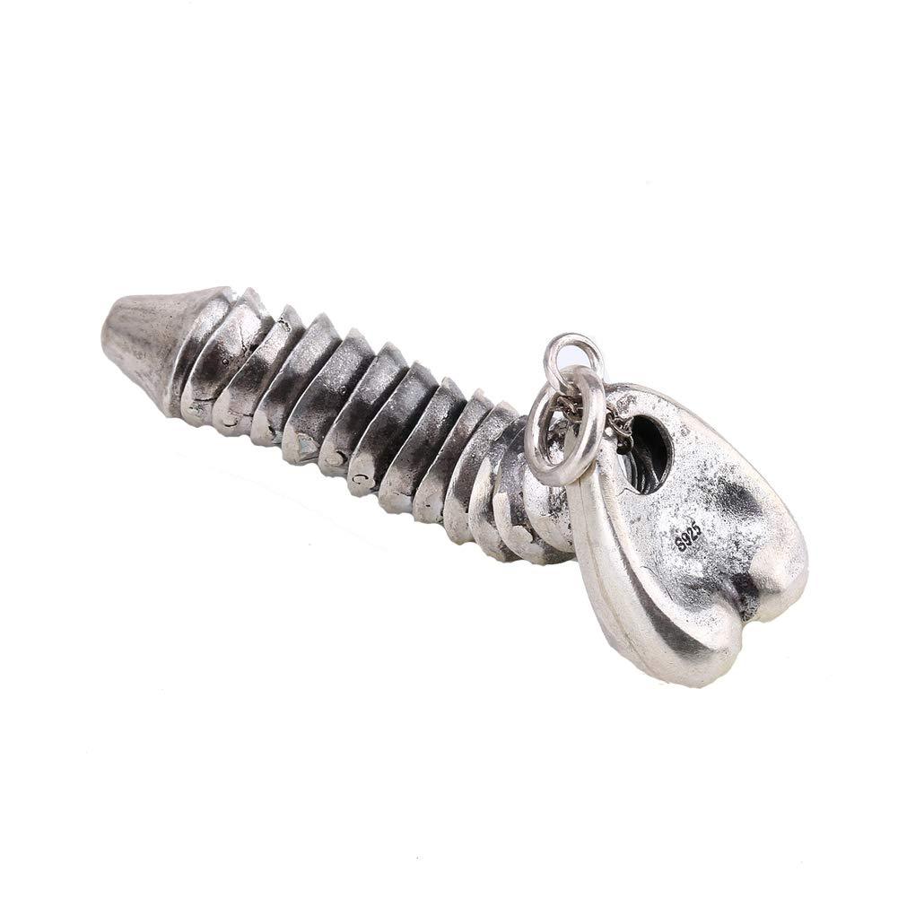 925 Sterling Silver Penis Pendant Pullable Penis Pendant, Hanging Male Sex Organ Pendant, Fun Gift