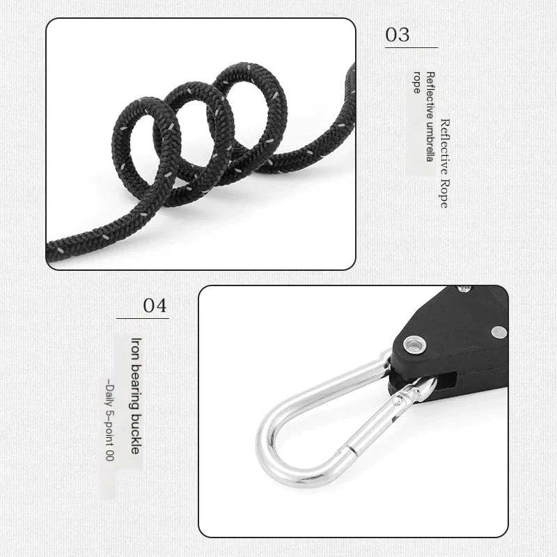 🔥49% OFF Christmas Sale🔥 Portable Adjustable Fix Camping Rope