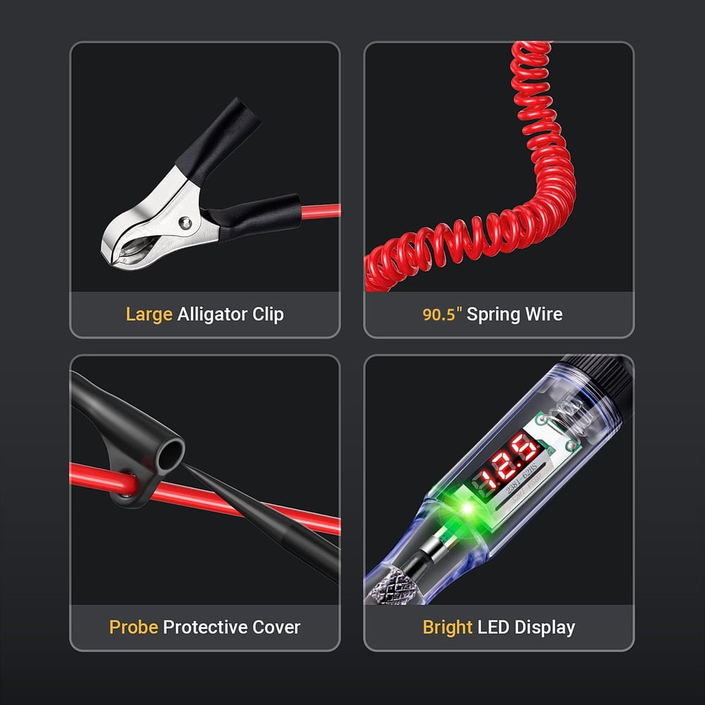 ⏰Last Day Promotion 49% OFF✨Heavy Duty 5-90V Digital LED Circuit Tester