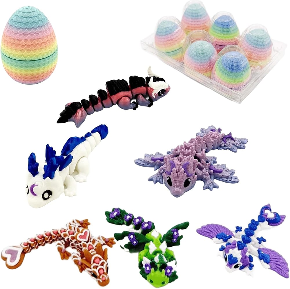 🏆Easter Sale 49% OFF -6-Pack Small Mystery Dragon Eggs