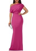 2025 WOMEN'S ELEGANT SLEEVELESS OFF SHOULDER BODYCON LONG FORMAL PARTY EVENING DRESS