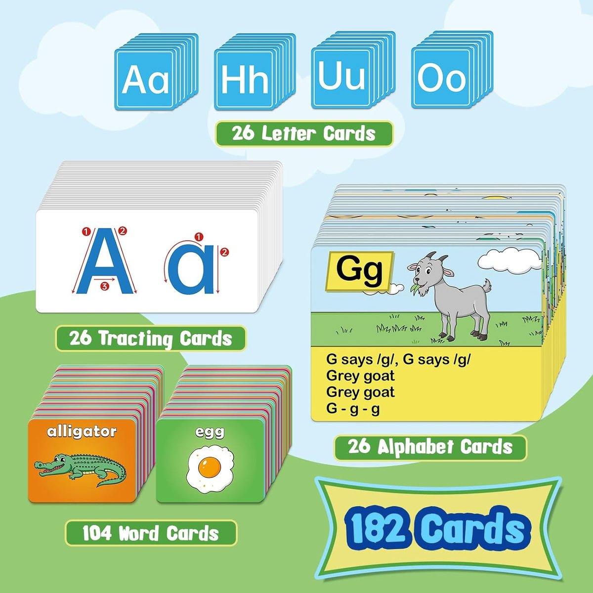 🔥LAST DAY SALE 📚Alphabet Learning Pocket Chart