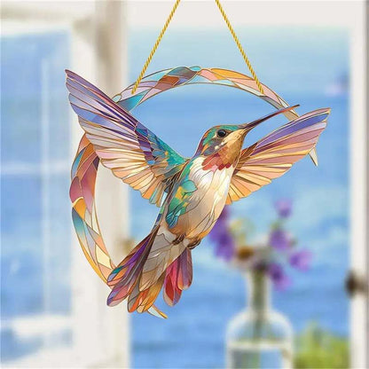 💥LAST DAY 70%OFF💥 - 💖Hummingbird Suncatcher Colorful Ornament