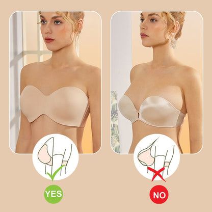 💕🔥Full Support Non-Slip Convertible Bandeau Bra