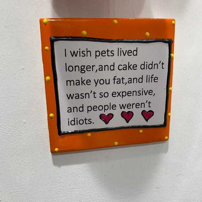 💡Inspirational Quote Funny Wall Tile