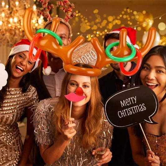 🌲Christmas Reindeer Ring Toss Game