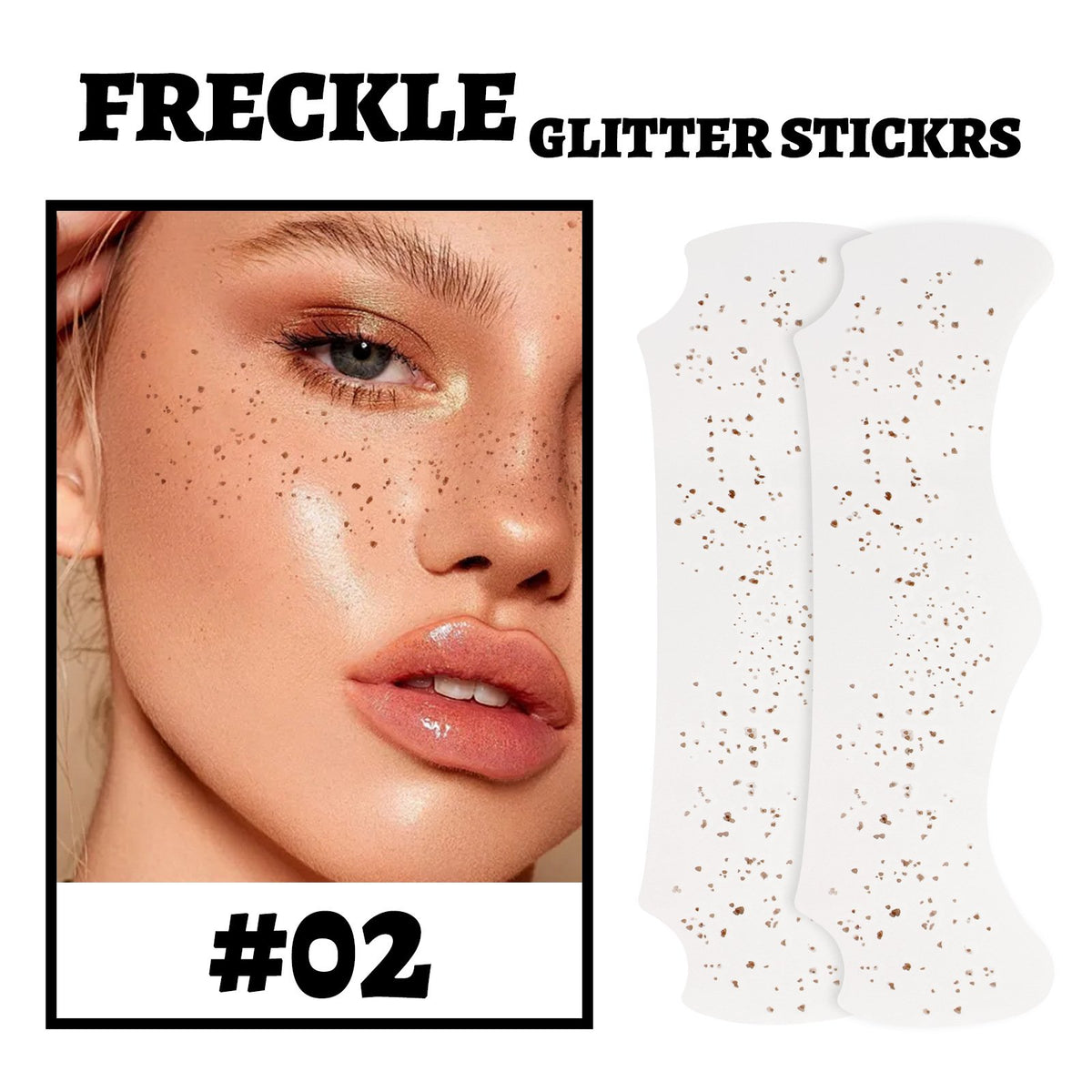 🏆Same style as Swifty🏆Gold Glitter Freckles Makeup Patches