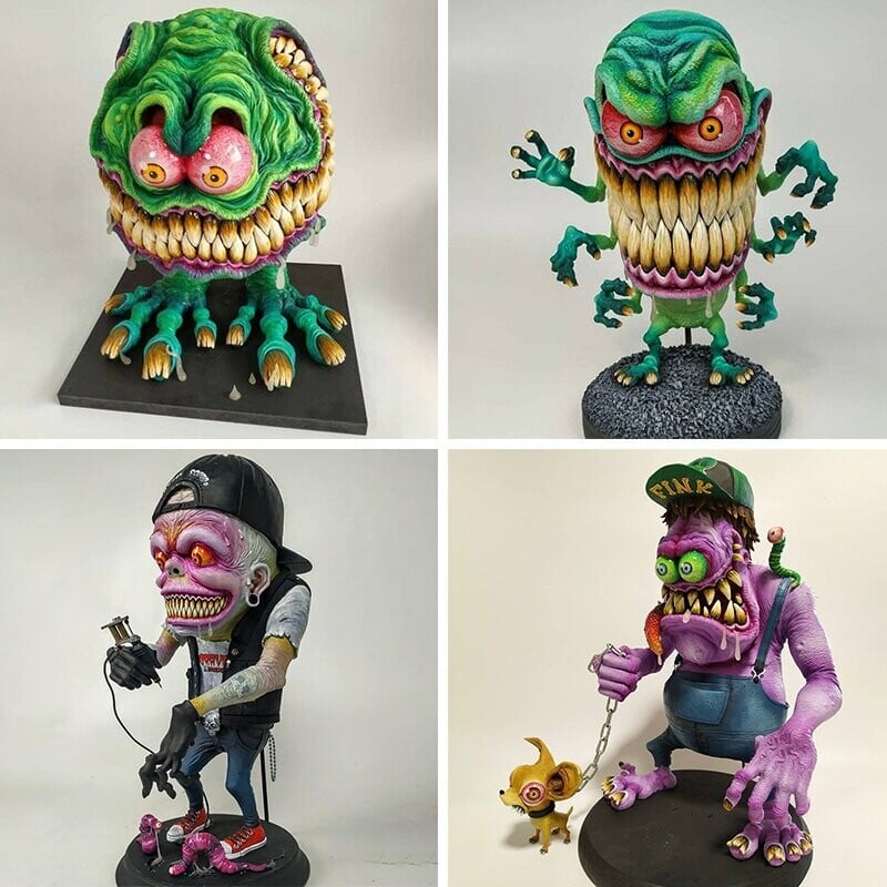 Angry Big Mouth Monster -Spooky Halloween Monster