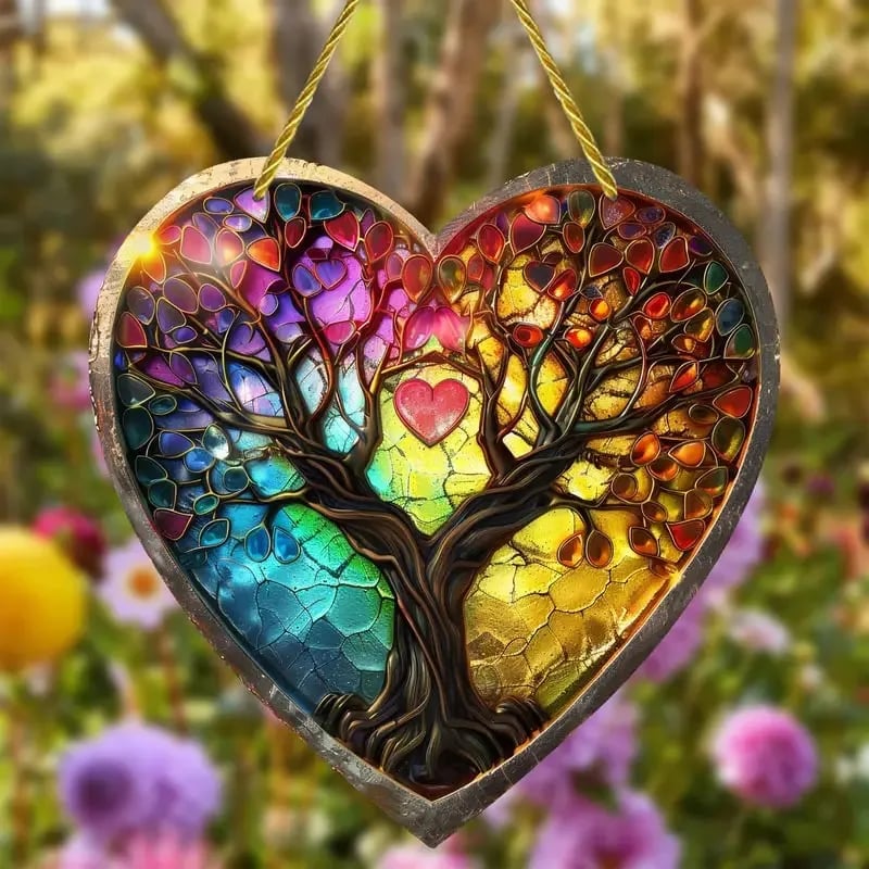 ❤️Wrapped in Love Tree of Life Suncatcher🌲