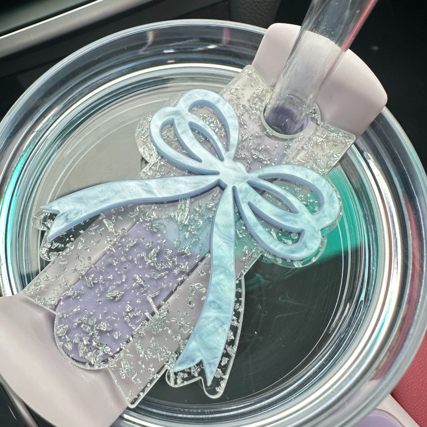 🦋Acrylic Cup Plate Accessory🎀