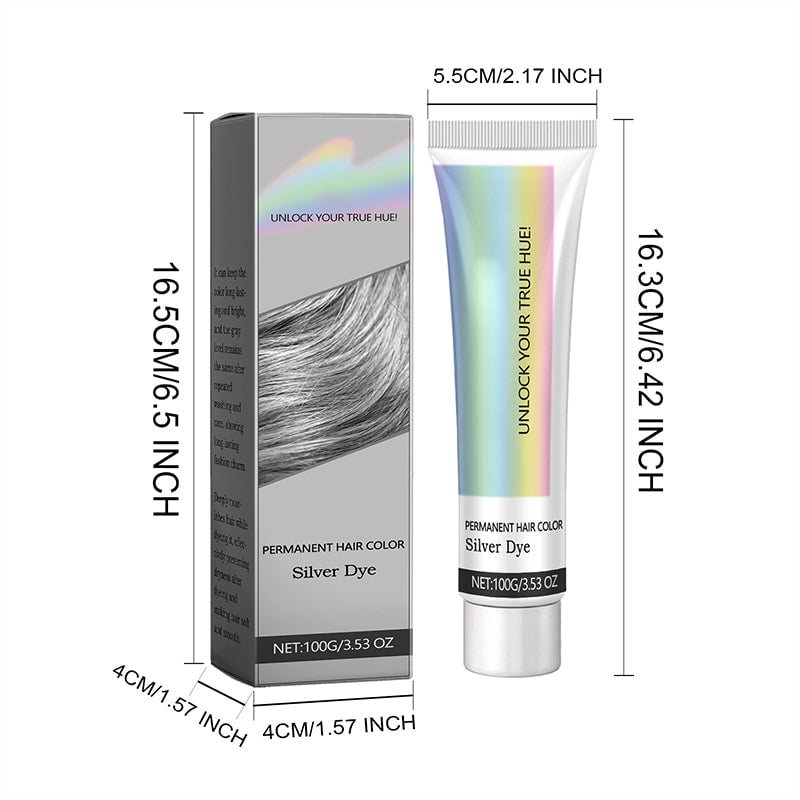 ✨This Week's Special Price $9.99💥 2-in-1 Natural Essence Extract Silver Hair Dye