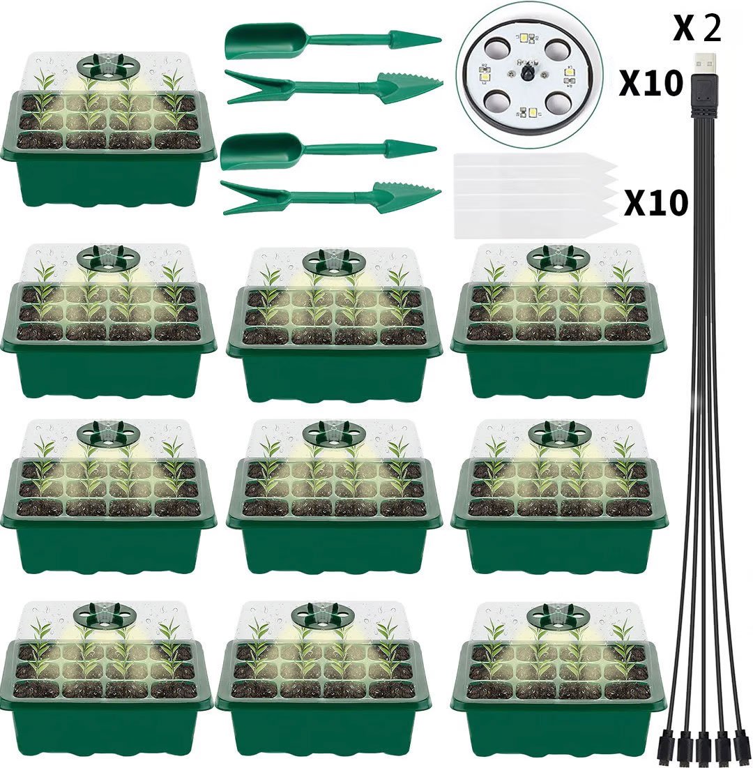 ✨LAST DAY 49% OFF🔥Adjustable Humidity Seed Starter Trays