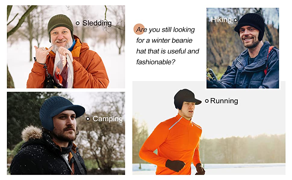 🔥Hot SALE🔥Elastic Warm Ear Protection Knitted Hat☃️