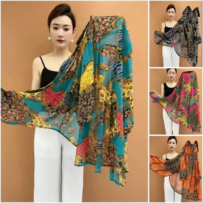 Women's Chiffon Medium-Length Thin Shirt