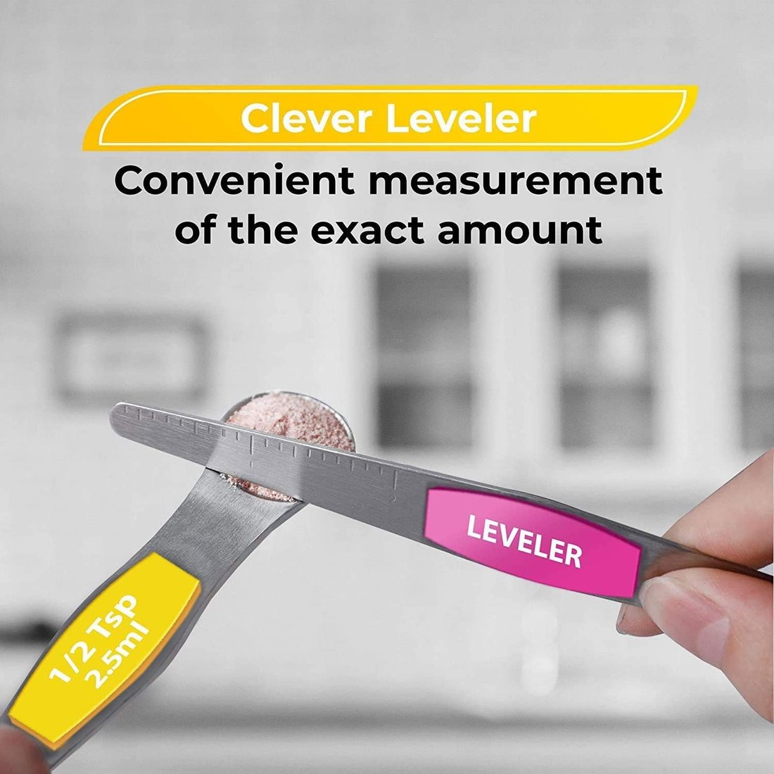 💖Welcome Fall With 49%OFF-Stainless Steel Magnetic Measuring Spoons Set