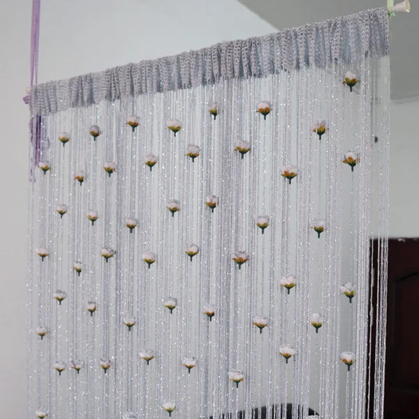 🌹Rose Thread Door Curtain