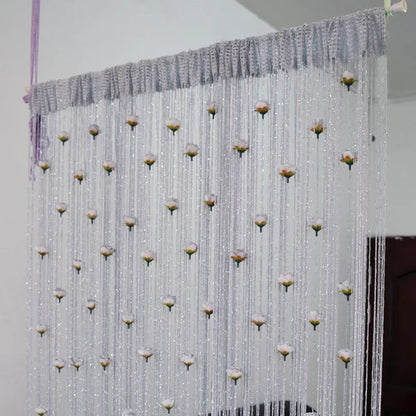 🌹Rose Thread Door Curtain