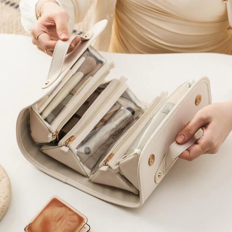 TODAY 49% OFF Leather Waterproof Cosmetic Bag1.51