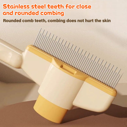 🔥Self-cleaning Pet Flea Comb Grooming Brush