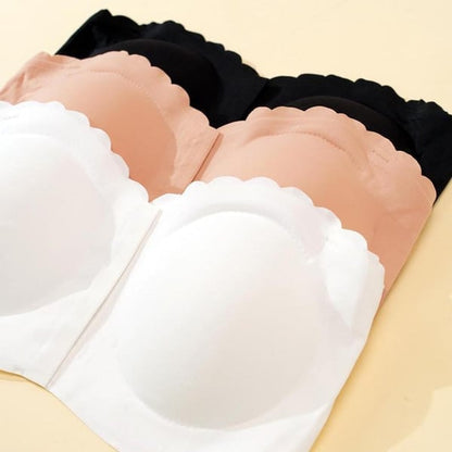 Women's Solid Print Strapless Bra