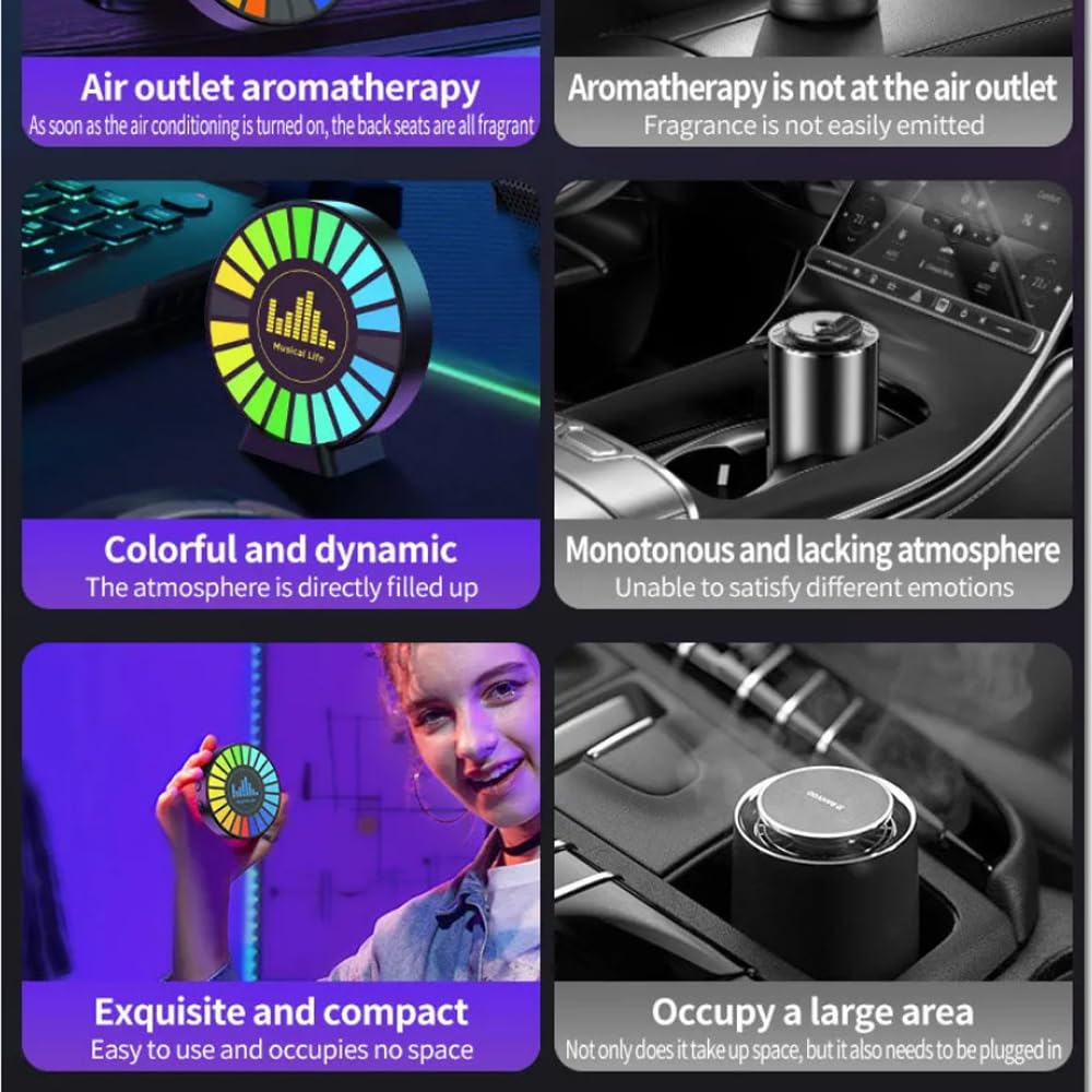 RGB Sound Rhythm Pickup Lamp