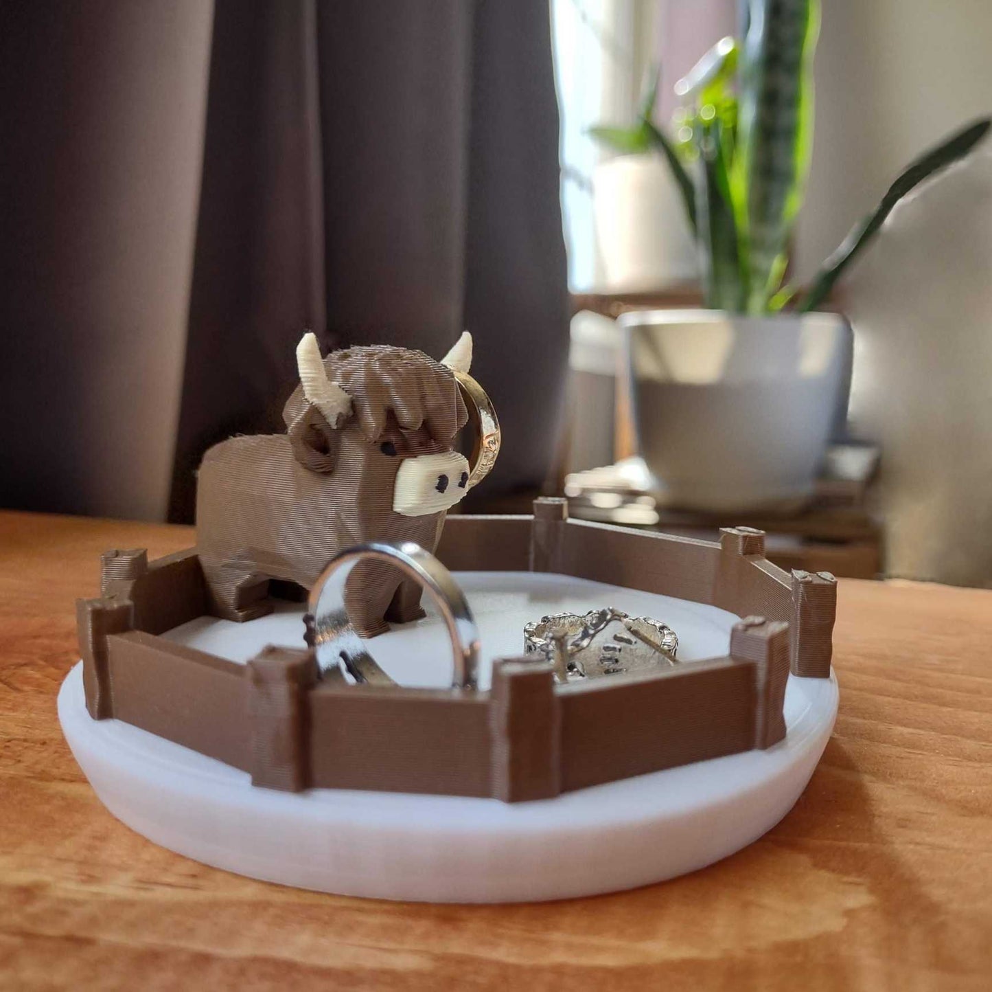 💍Highland Cow Ring Holder