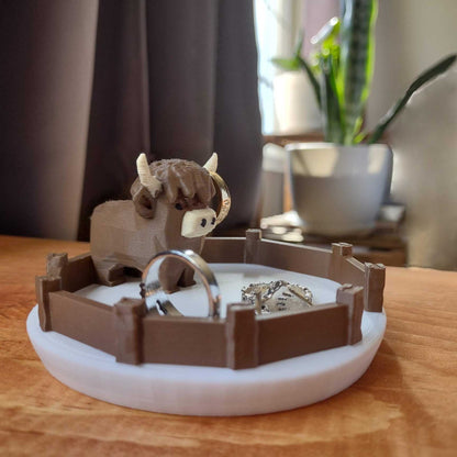 💍Highland Cow Ring Holder